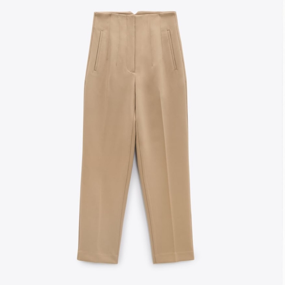 Zara high waist trousers.